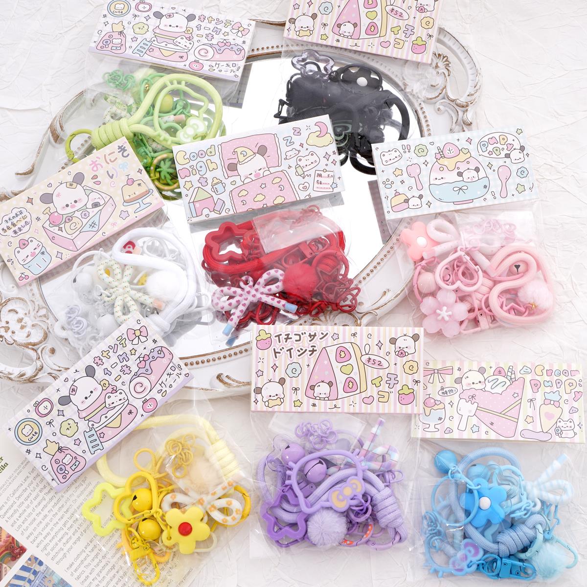 Jewelry Making Beginners - ชุดอุปกรณ์ทำจี้ประดับลูกปัดเพอร์เลอร์แบบใหม่ 10 ชิ้น/ชุด สำหรับทำพวงกุญแจ DIY ทำเครื่องประดับทำมือ