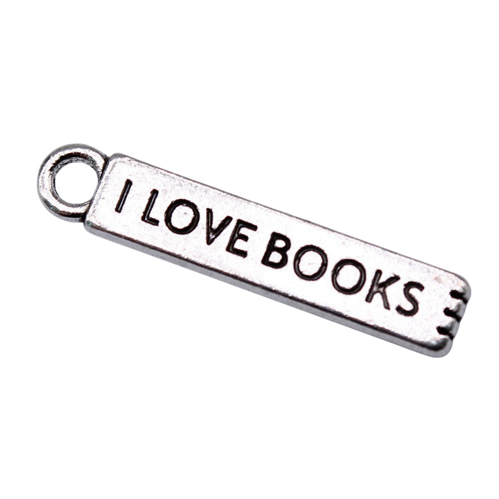 Jewelry Making Books - 20ชิ้น/ล็อตฉันรักเครื่องรางหนังสือสำหรับวัสดุทำเครื่องประดับ