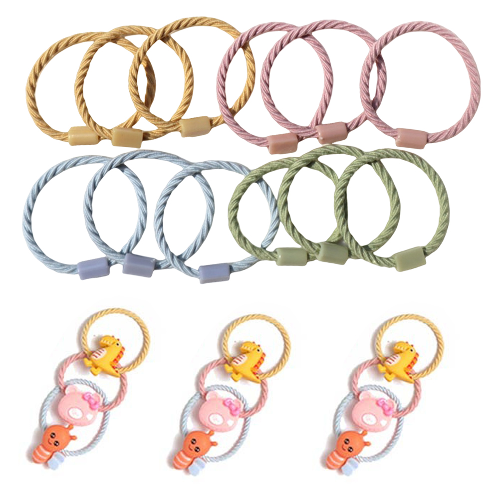 Jewelry Making For Kids - 50/100pcs ยางยืดหยุ่นสําหรับหญิงสาวผมสีดํา Tie เด็กเด็กผมหางม้าอุปกรณ์เสริมผมเครื่องประดับทําอุปกรณ์