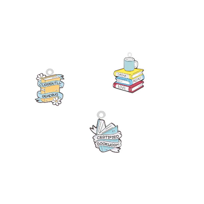 Jewelry Making Books - อะคริลิคหนังสือ Charms สําหรับเครื่องประดับทํานักเรียนโรงเรียนอ่านจี้ DIY อุปกรณ์เสริมขายส่งจํานวนมากประมาณ 10PCS