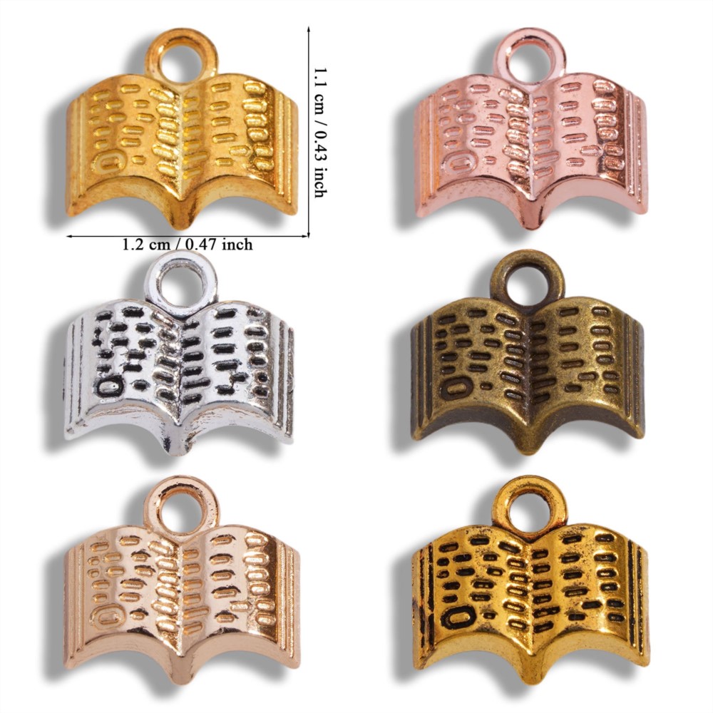 จี้รูปหนังสือเปิด 12x11 มม. จำ - Jewelry Making Books บทวิจารณ์และราคา