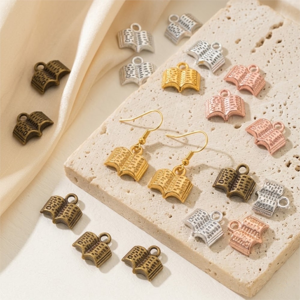 จี้รูปหนังสือเปิด 12x11 มม. จำ - Jewelry Making Books บทวิจารณ์และราคา