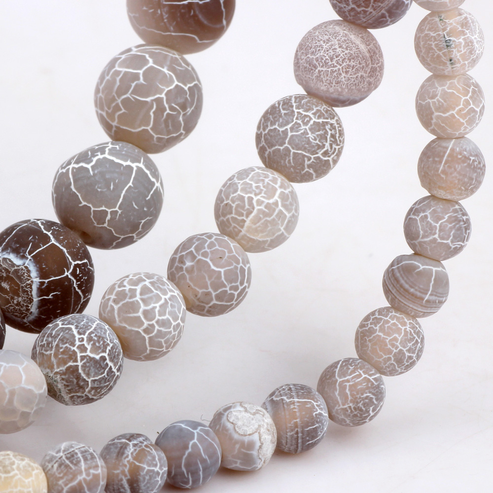 ลูกปัดไม้สนธรรมชาติลายเส้นสีขา - Jewelry Making Gemstones บทวิจารณ์และราคา
