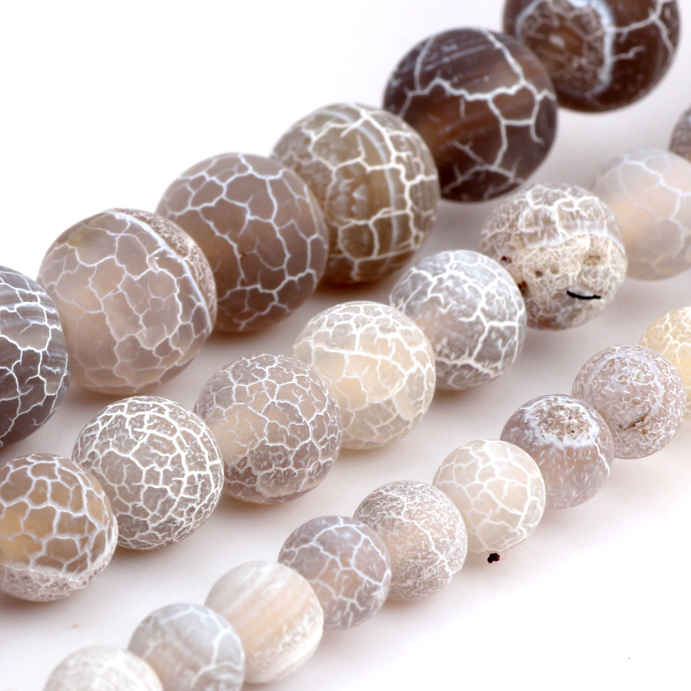 ลูกปัดไม้สนธรรมชาติลายเส้นสีขา - Jewelry Making Gemstones บทวิจารณ์และราคา
