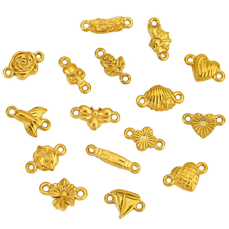 จี้สแตนเลสรูปหัวใจ ดอกไม้ หัวก - Jewelry Making Beginners บทวิจารณ์และราคา