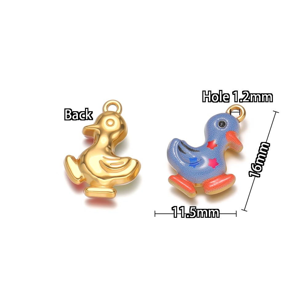 จี้รูปเป็ดน้อยน่ารักเคลือบสีสแ - Jewelry Making For Kids บทวิจารณ์และราคา