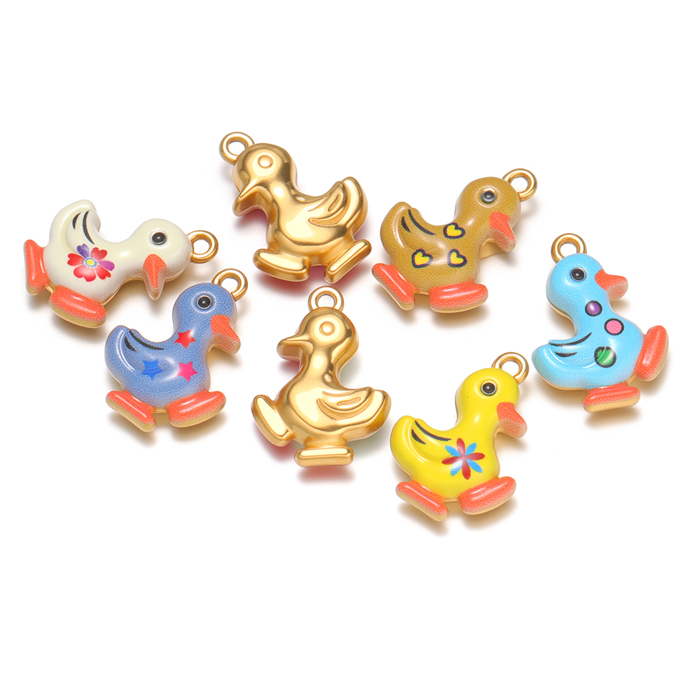 จี้รูปเป็ดน้อยน่ารักเคลือบสีสแ - Jewelry Making For Kids บทวิจารณ์และราคา