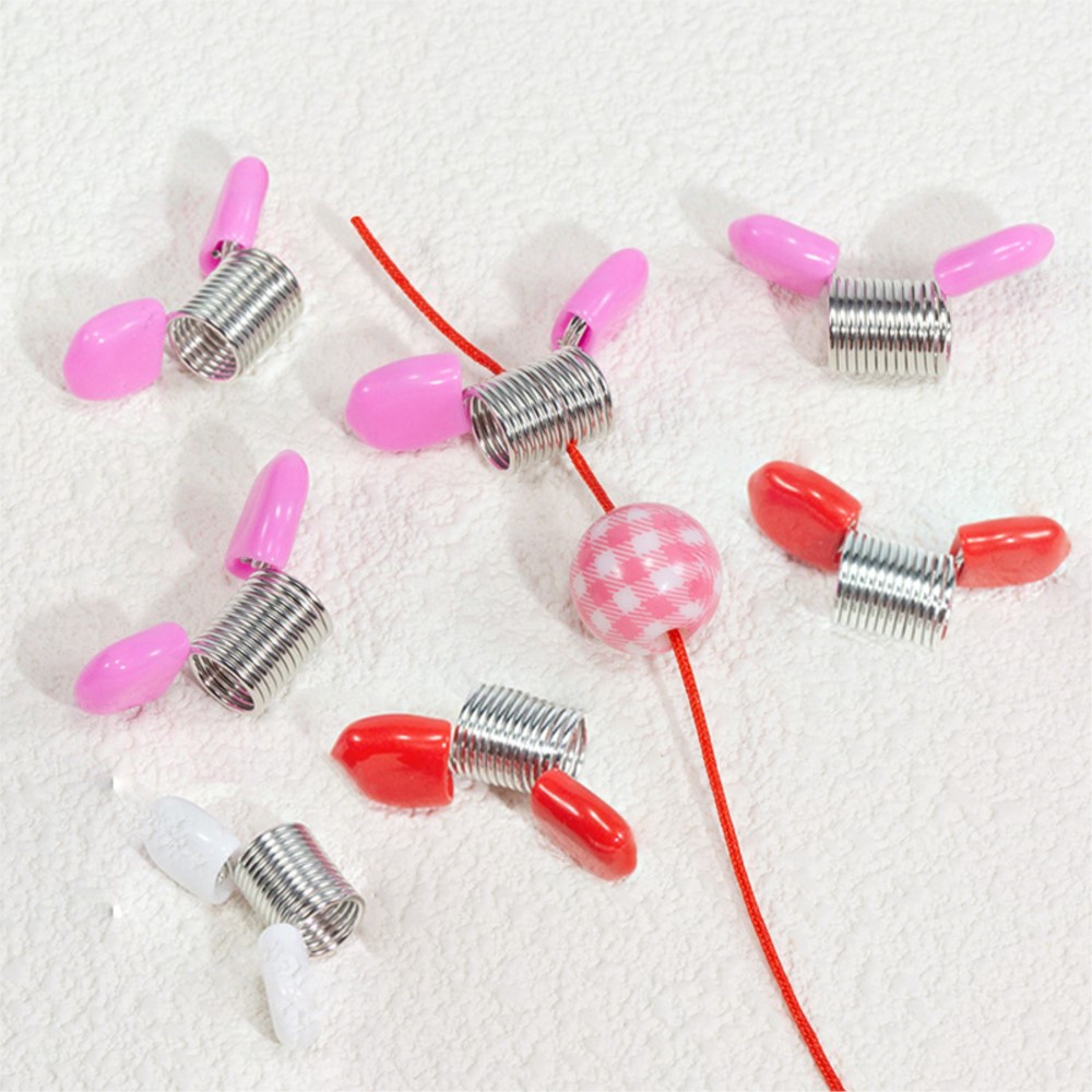 5pcs ฤดูใบไม้ผลิลูกปัด Clamps  - Jewelry Making Beginners บทวิจารณ์และราคา