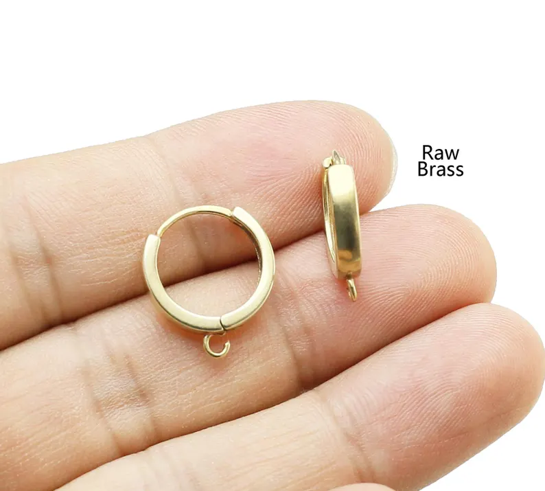 10 ชิ้นทองเหลืองห่วงหู, Leverb - Jewelry Making School บทวิจารณ์และราคา