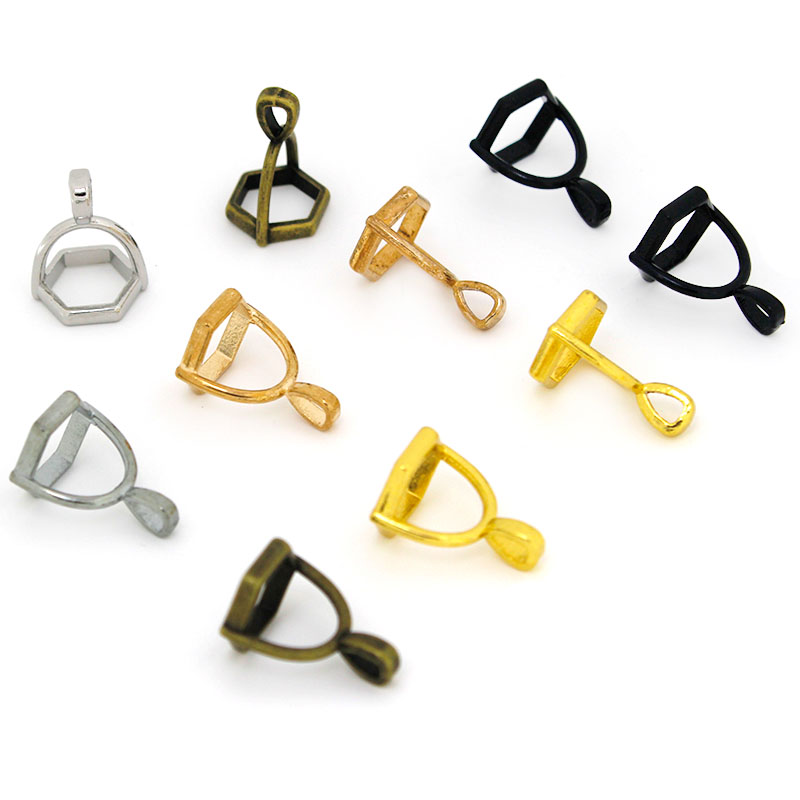 20 ชิ้นอัญมณีหกเหลี่ยมหมวกหินธ - Jewelry Making School บทวิจารณ์และราคา