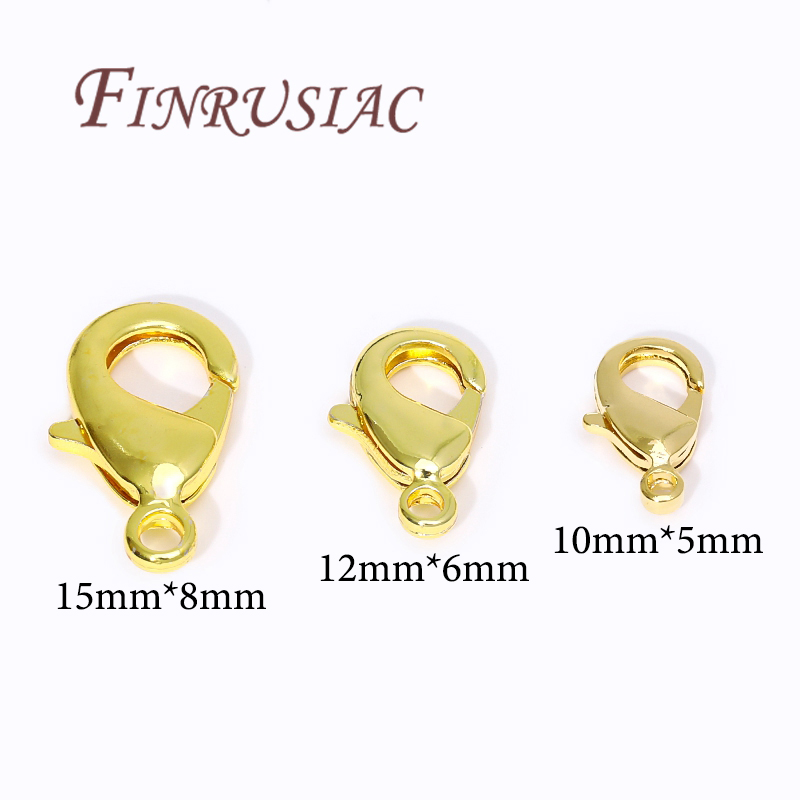 ตัวล็อกแบบก้ามปูชุบทอง 18K สำห - Jewelry Making Supplies บทวิจารณ์และราคา