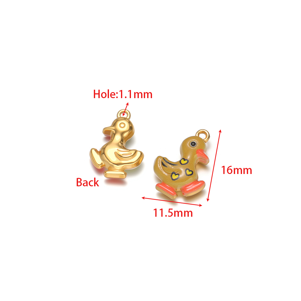 จี้รูปเป็ดเคลือบสีสันสดใส 4 ชิ - Jewelry Making For Kids บทวิจารณ์และราคา