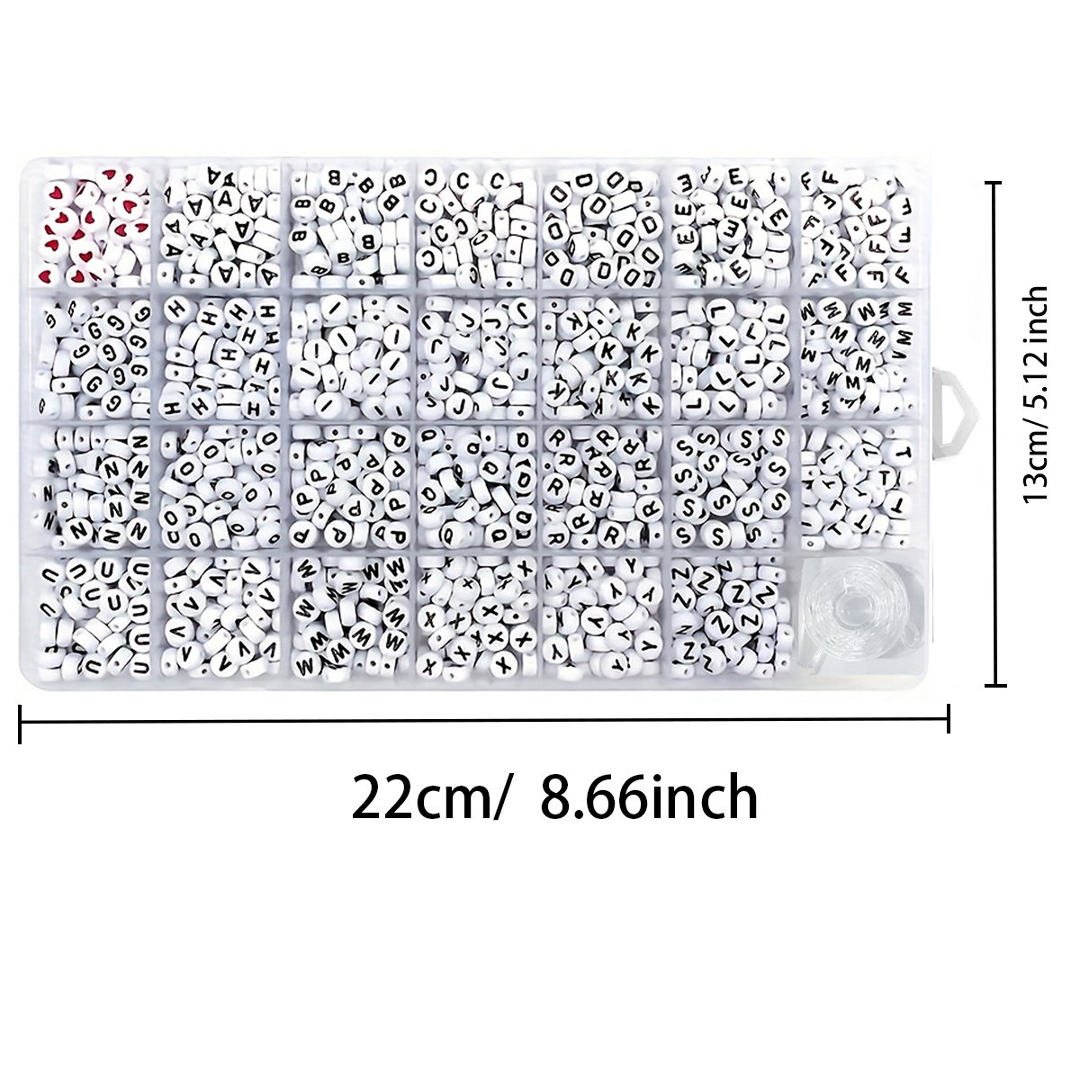 ลูกปัดอะคริลิกรูปตัวอักษรทรงกล - Jewelry Making Thread บทวิจารณ์และราคา