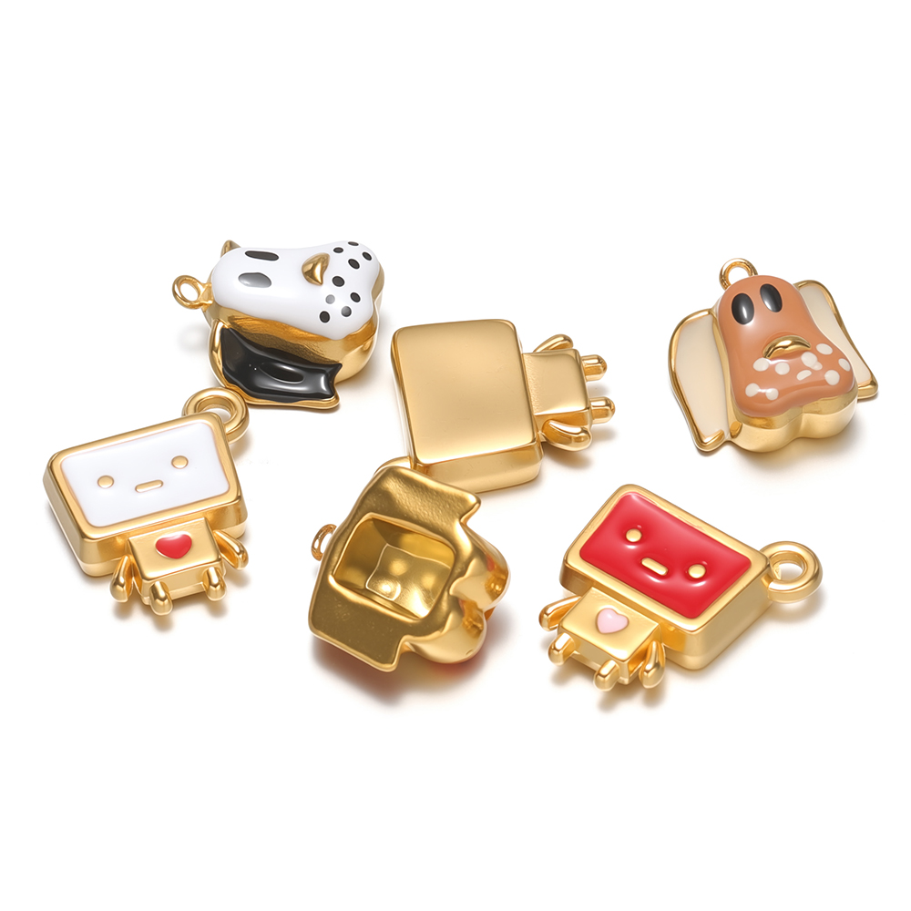 จี้ห้อยรูปสุนัขการ์ตูนเคลือบสแ - Jewelry Making For Kids บทวิจารณ์และราคา