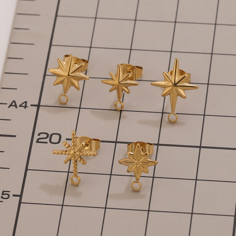 ต่างหูสแตนเลสรูปดาว 6 ชิ้น สำห - Jewelry Making Beginners บทวิจารณ์และราคา