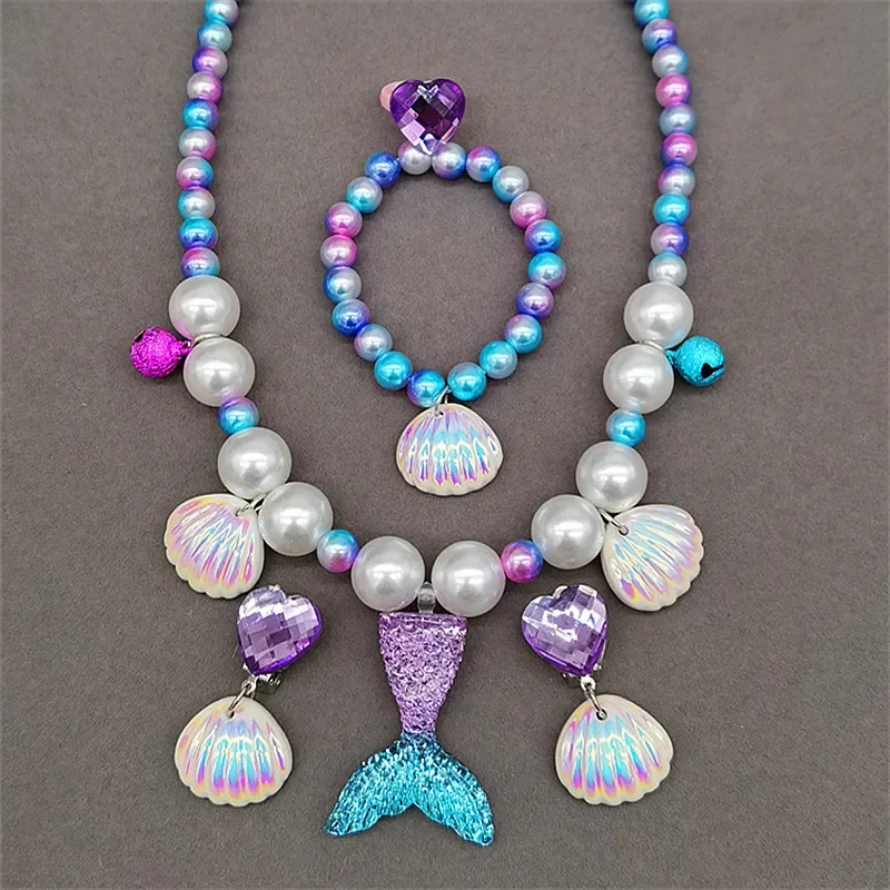 สาวธีมนางเงือกเลื่อมอุปกรณ์เสร - Jewelry Making For Kids บทวิจารณ์และราคา