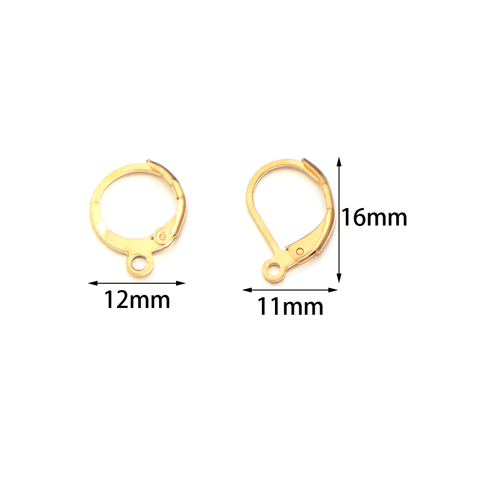 20 ชิ้น/ล็อตสแตนเลสหู Hook รอบ - Jewelry Making Supplies บทวิจารณ์และราคา