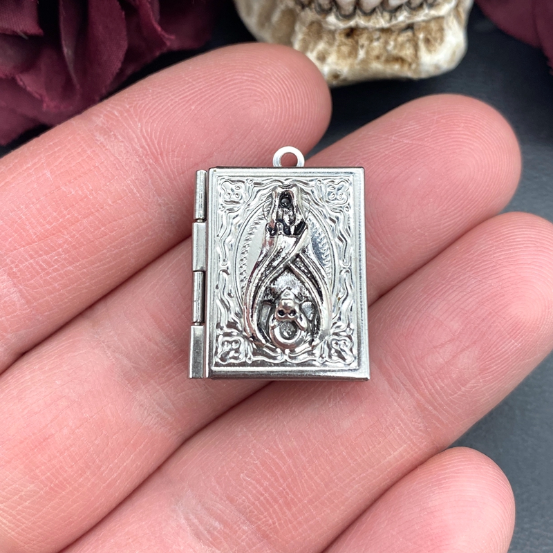 2psc Dainty BAT Book Locket Ch - Jewelry Making Books บทวิจารณ์และราคา