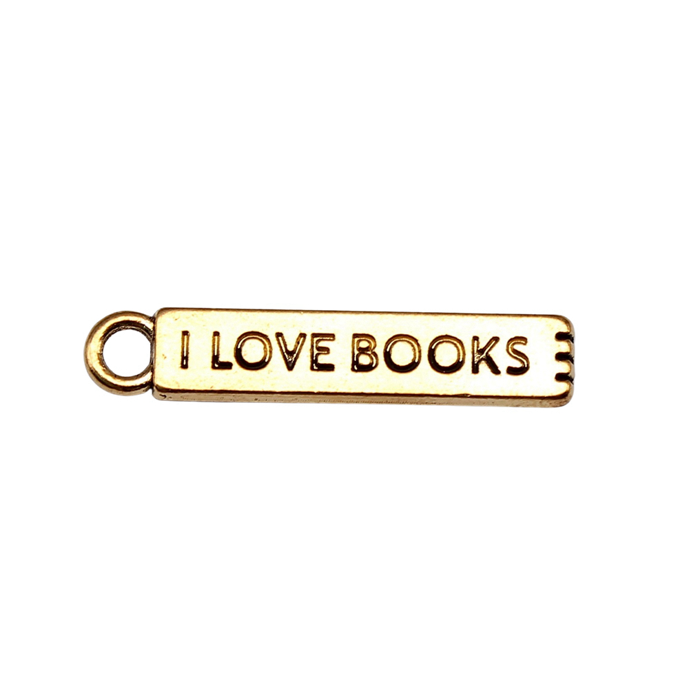 20ชิ้น/ล็อตฉันรักเครื่องรางหนั - Jewelry Making Books บทวิจารณ์และราคา