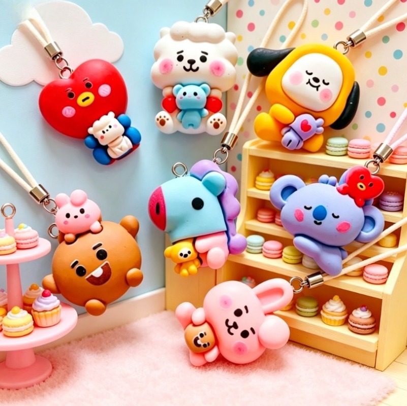 ชุด 7 ชิ้น BT21 ชาร์มการ์ตูนเร - Jewelry Making Supplies บทวิจารณ์และราคา