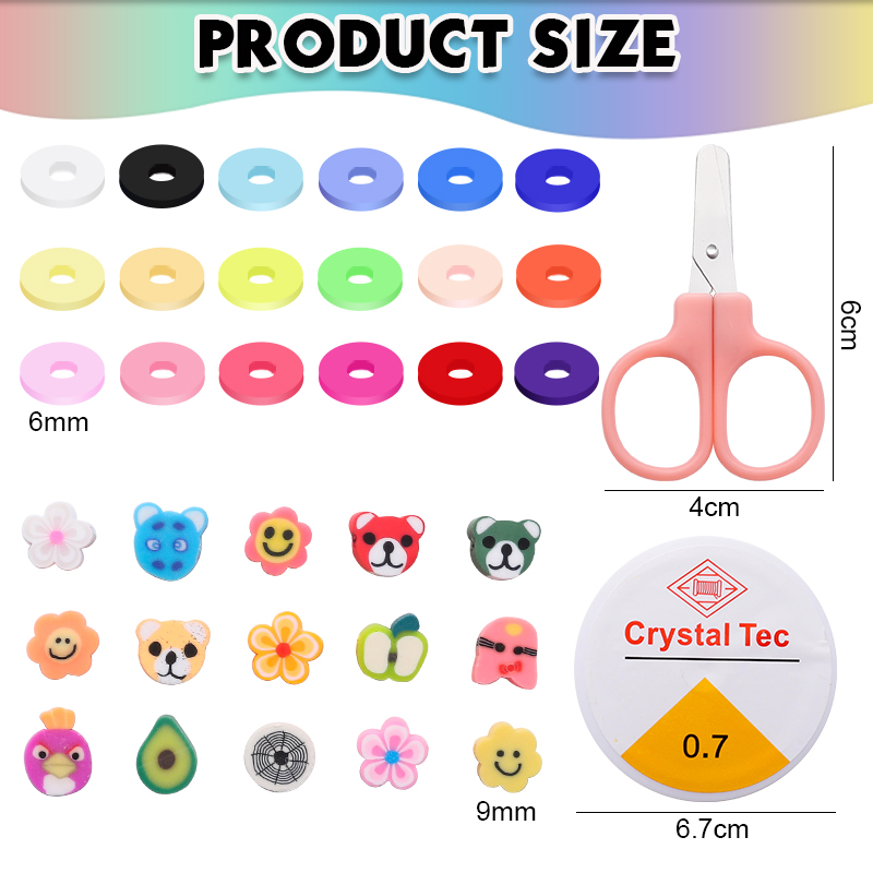สร้อยข้อมือลูกปัดดินทําชุดเมล็ - Jewelry Making For Kids บทวิจารณ์และราคา