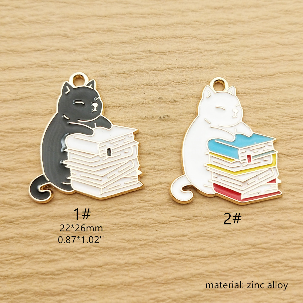 10ชิ้นหนังสือแมวเสน่ห์เครื่องป - Jewelry Making Books บทวิจารณ์และราคา