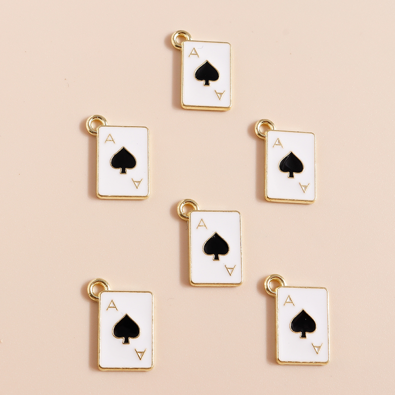10Pcs เกมโป๊กเกอร์ Ace Broadwa - Jewelry Making Game บทวิจารณ์และราคา