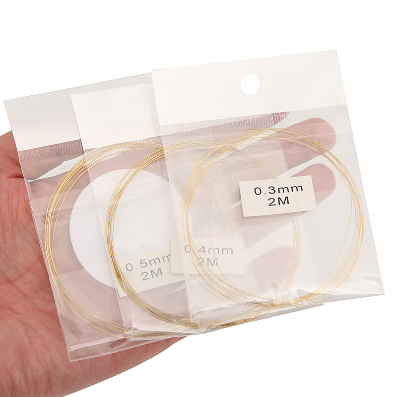 2 เมตรสแตนเลส 0.3 0.4 0.5 มม.ป - Jewelry Making Thread บทวิจารณ์และราคา