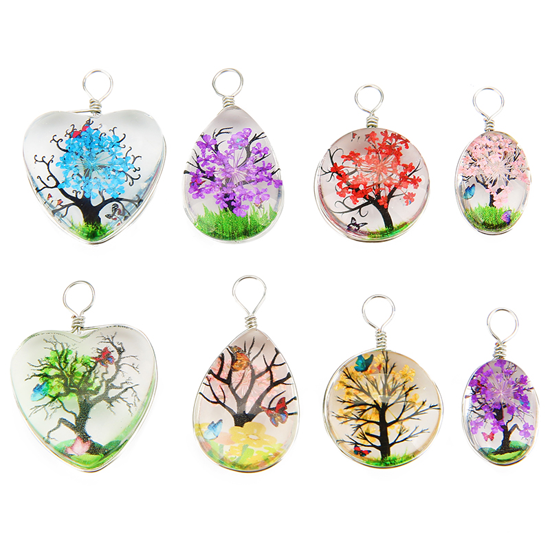 จี้คริสตัลรูปต้นไม้หลากสี 5 ชิ - Jewelry Making Beginners บทวิจารณ์และราคา