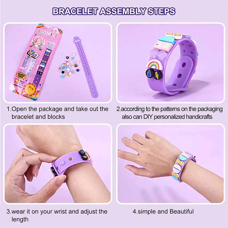 6 ชิ้น/เซ็ตเด็กบล็อกอาคาร Dots - Jewelry Making For Kids บทวิจารณ์และราคา
