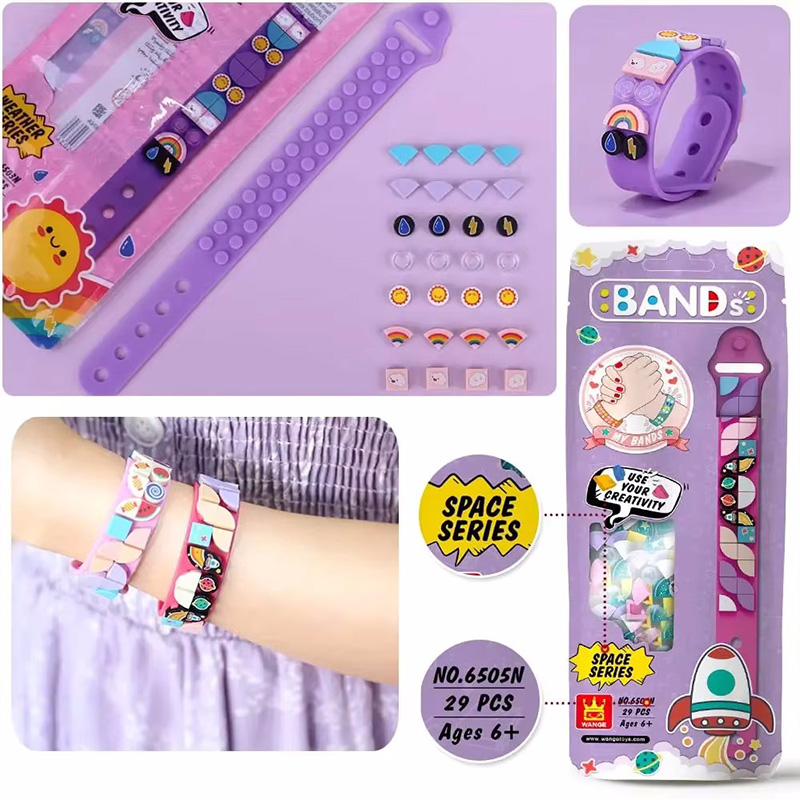 6 ชิ้น/เซ็ตเด็กบล็อกอาคาร Dots - Jewelry Making For Kids บทวิจารณ์และราคา