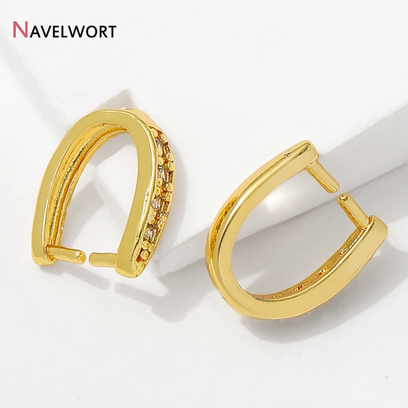 ตะขอเกี่ยวจี้ทองเหลืองชุบทอง 1 - Jewelry Making School บทวิจารณ์และราคา