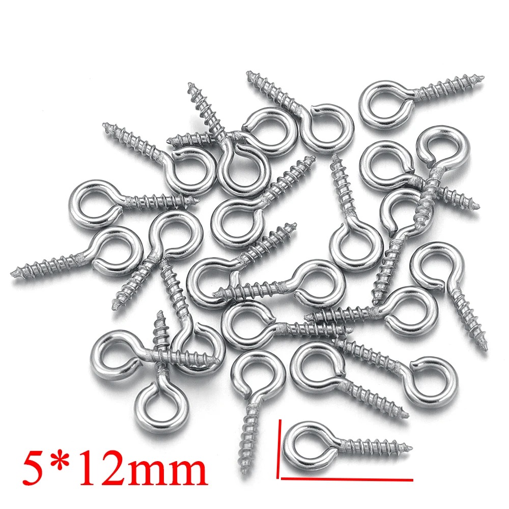 100 ชิ้น/ล็อตสแตนเลสมินิสกรู P - Jewelry Making Thread บทวิจารณ์และราคา