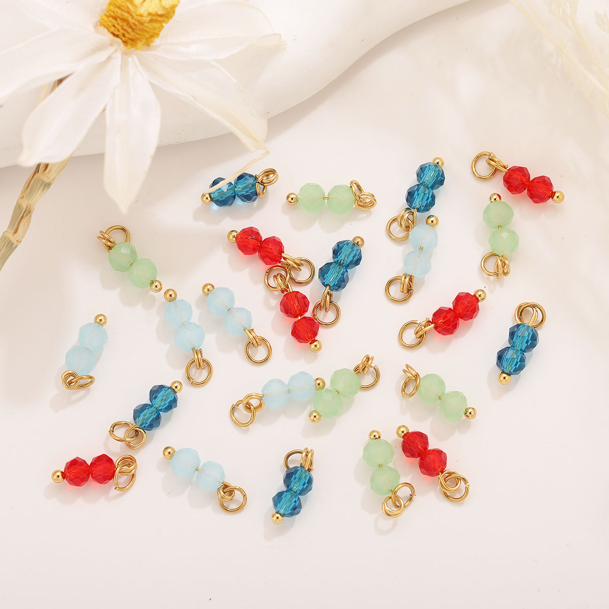 10 ชิ้น คริสตัลสีสันสดใส ลูกปั - Jewelry Making Beginners บทวิจารณ์และราคา