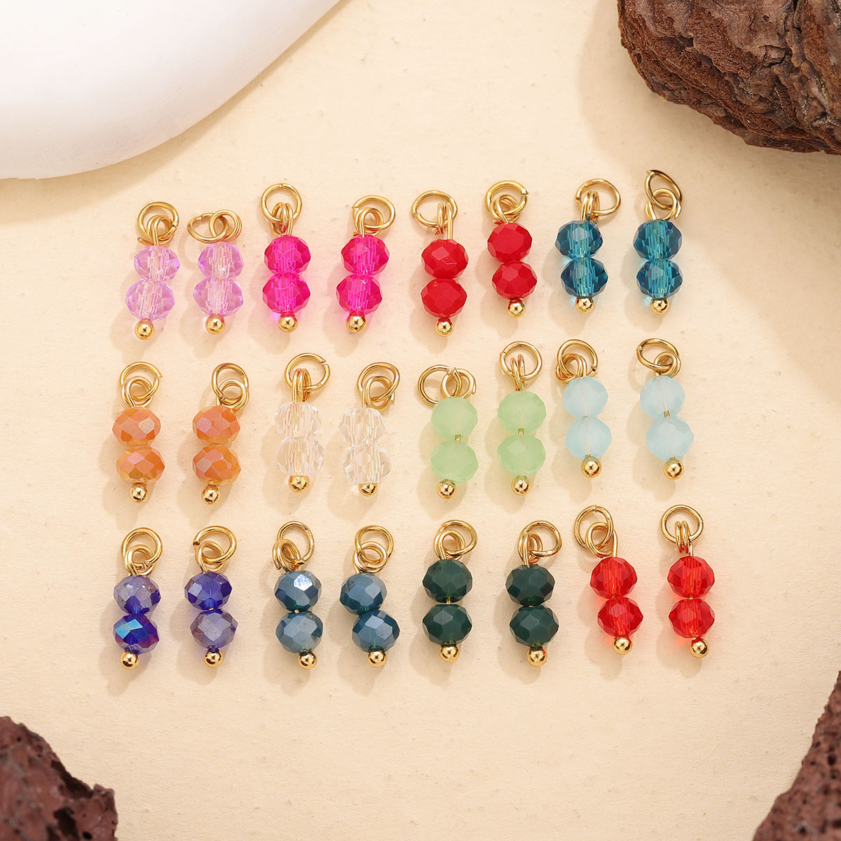 10 ชิ้น คริสตัลสีสันสดใส ลูกปั - Jewelry Making Beginners บทวิจารณ์และราคา