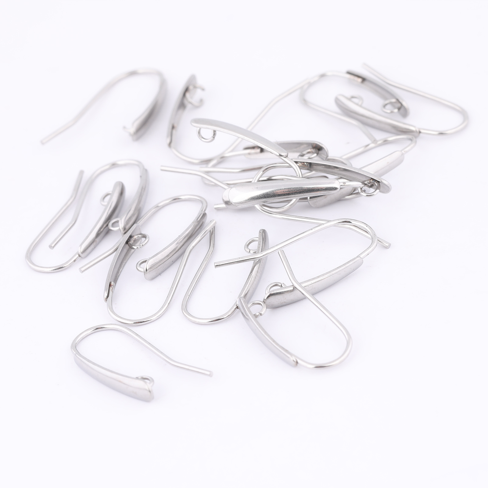40pcs สแตนเลสสตีลตะขอต่างหูผลก - Jewelry Making Supplies บทวิจารณ์และราคา