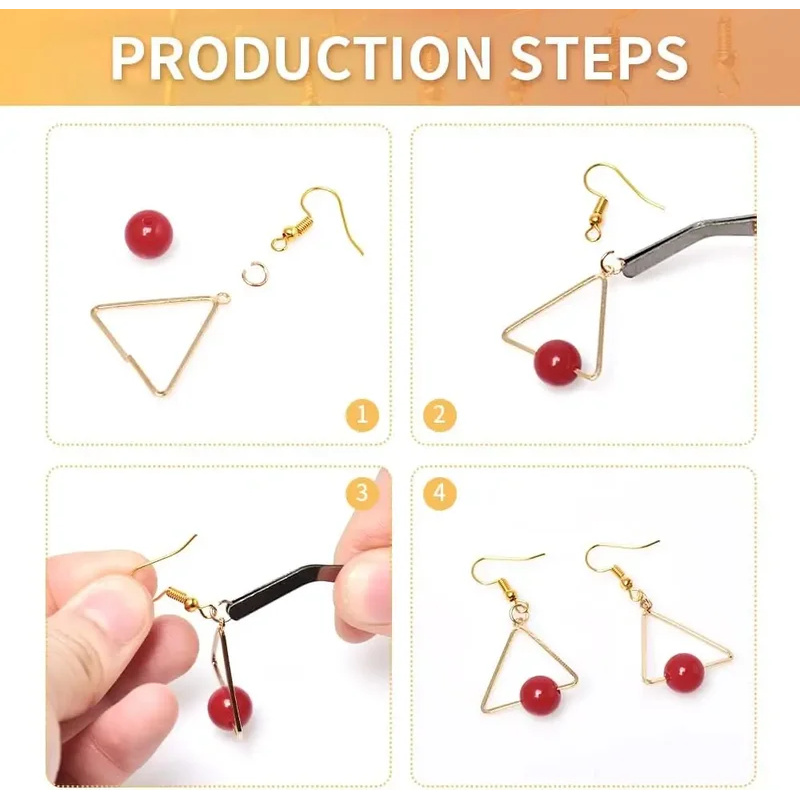 อุปกรณ์ทำต่างหู DIY 100/500 ชิ - Jewelry Making School บทวิจารณ์และราคา
