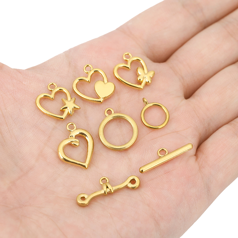 ตัวล็อคแบบ OT สแตนเลสเคลือบ PV - Jewelry Making School บทวิจารณ์และราคา