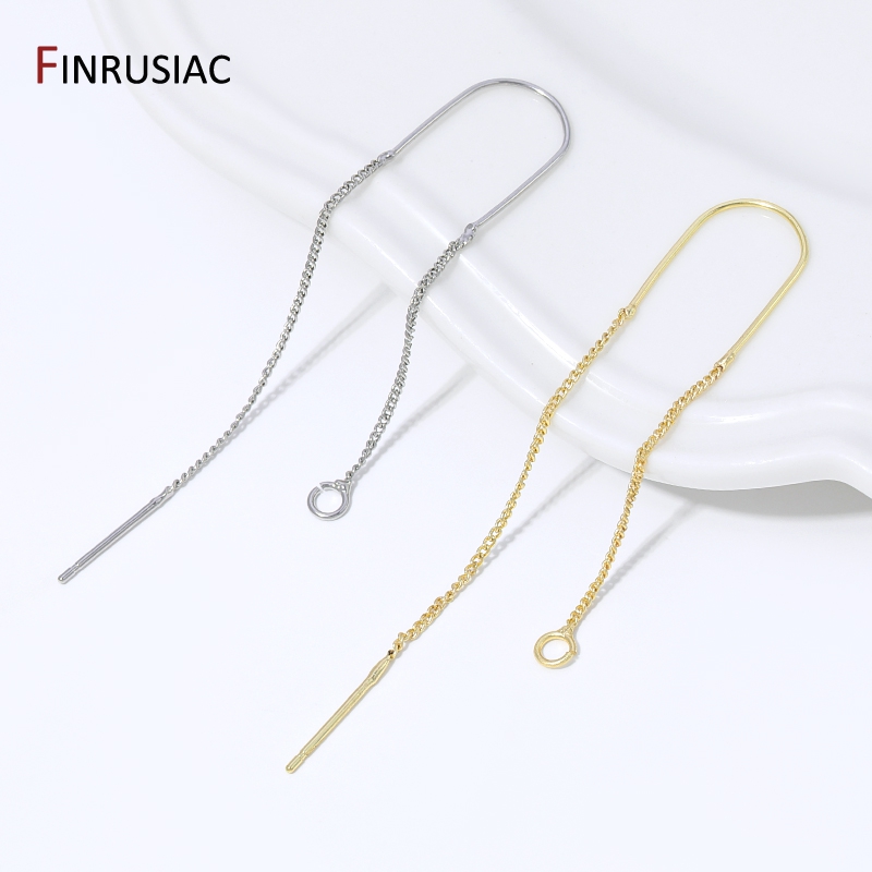 ต่างหูแบบห้อยพู่ยาวชุบทอง 18K  - Jewelry Making Thread บทวิจารณ์และราคา