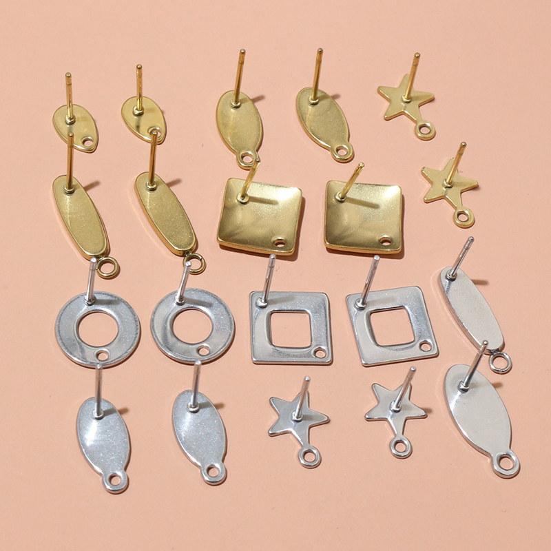 20ชิ้นสแตนเลสหัตถกรรมต่างหูกระ - Jewelry Making Supplies บทวิจารณ์และราคา