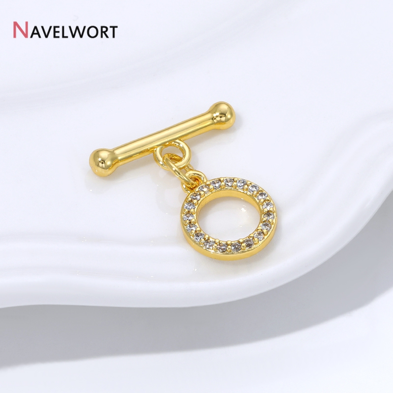 ตัวล็อกแบบ OT ชุบทอง 18K ประดั - Jewelry Making Supplies บทวิจารณ์และราคา