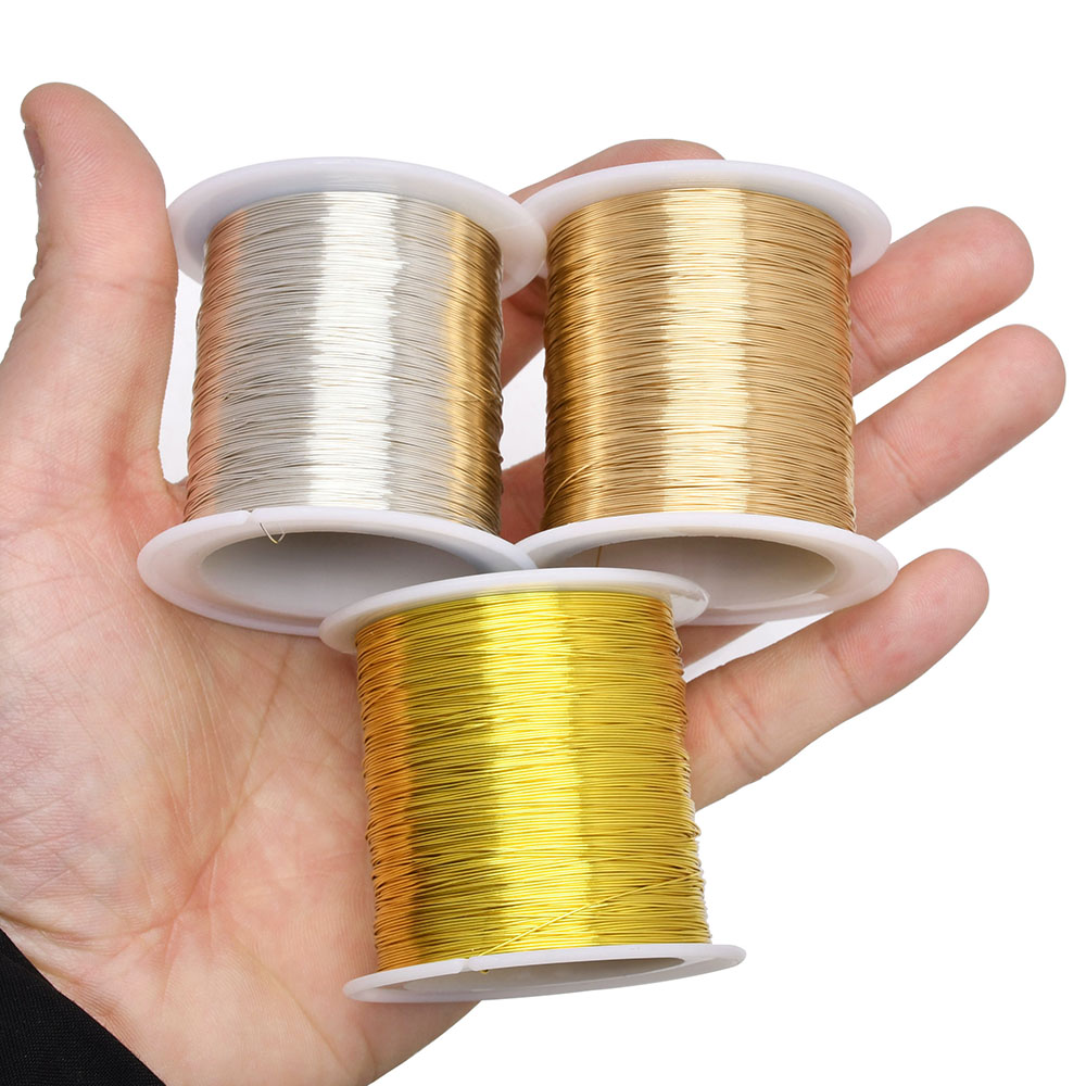 100 M/328ft Fadeless ทองแดงหุ้ - Jewelry Making Thread บทวิจารณ์และราคา