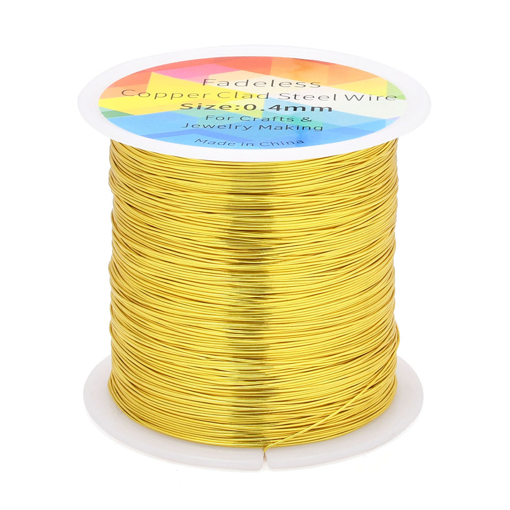 100 M/328ft Fadeless ทองแดงหุ้ - Jewelry Making Thread บทวิจารณ์และราคา