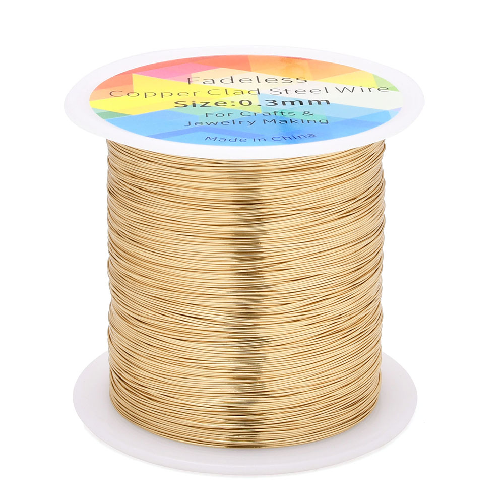 100 M/328ft Fadeless ทองแดงหุ้ - Jewelry Making Thread บทวิจารณ์และราคา