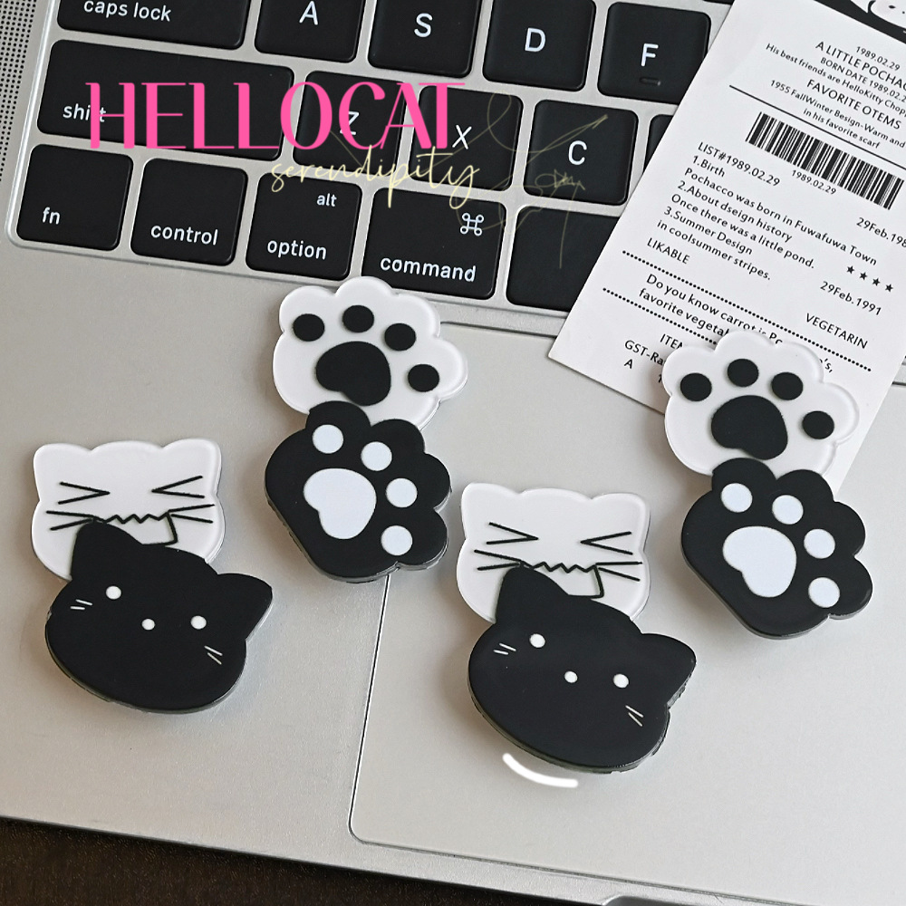 กิ๊บติดผมรูปแมว Y2K สีดำขาว น่ - Jewelry Making For Kids บทวิจารณ์และราคา
